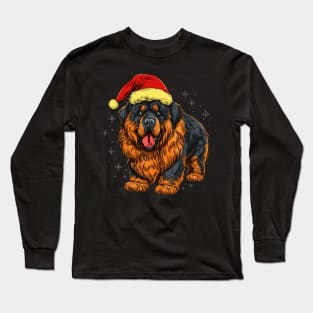 Tibetan Mastiff Christmas Long Sleeve T-Shirt